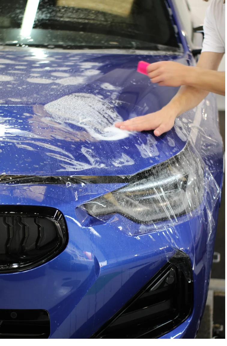 Paint protection film BMW M240i bonnet Swansea